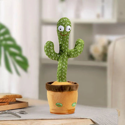 Dancing Cactus For Kids Toy – Talking, Singing, Repeating Plush, USB Rechargeable, Interactive Baby & Toddler Toy, Fun Gift