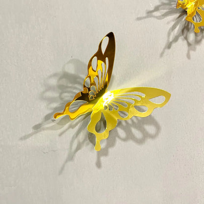 DIY 3D Acrylic Mirror Butterflies for Wall Decor