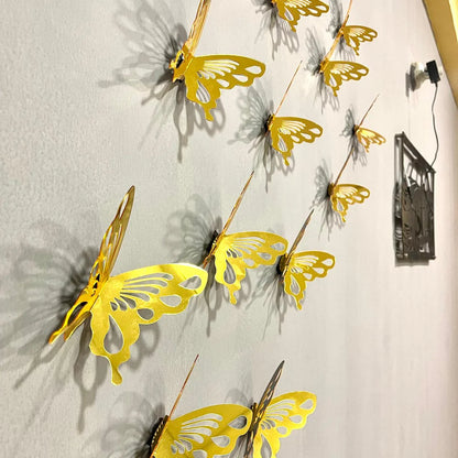 DIY 3D Acrylic Mirror Butterflies for Wall Decor