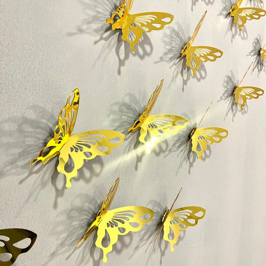 DIY 3D Acrylic Mirror Butterflies for Wall Decor