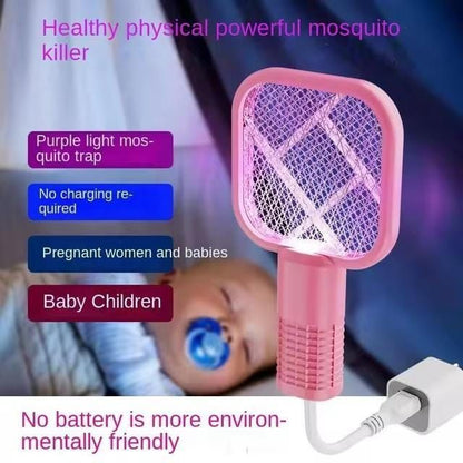 Mini Racket USB Mosquito UV Killing Lamp (Mix/Random colour) USB Power