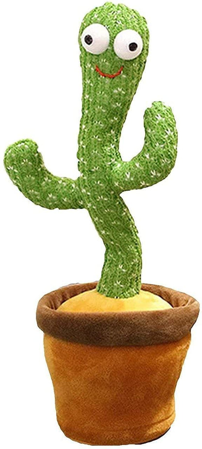 Dancing Cactus For Kids Toy – Talking, Singing, Repeating Plush, USB Rechargeable, Interactive Baby & Toddler Toy, Fun Gift